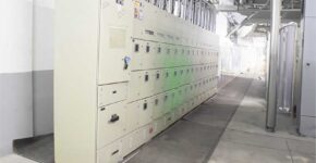 Load Controls electrical panel showcasing modular design and robust build quality at Vaswani Exquisite